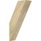 Ekena Millwork 4"W x 10"D x 18"H Traditional Rough Sawn Knee Brace, Douglas Fir BRC04X10X18TRA00RDF - alternate 1